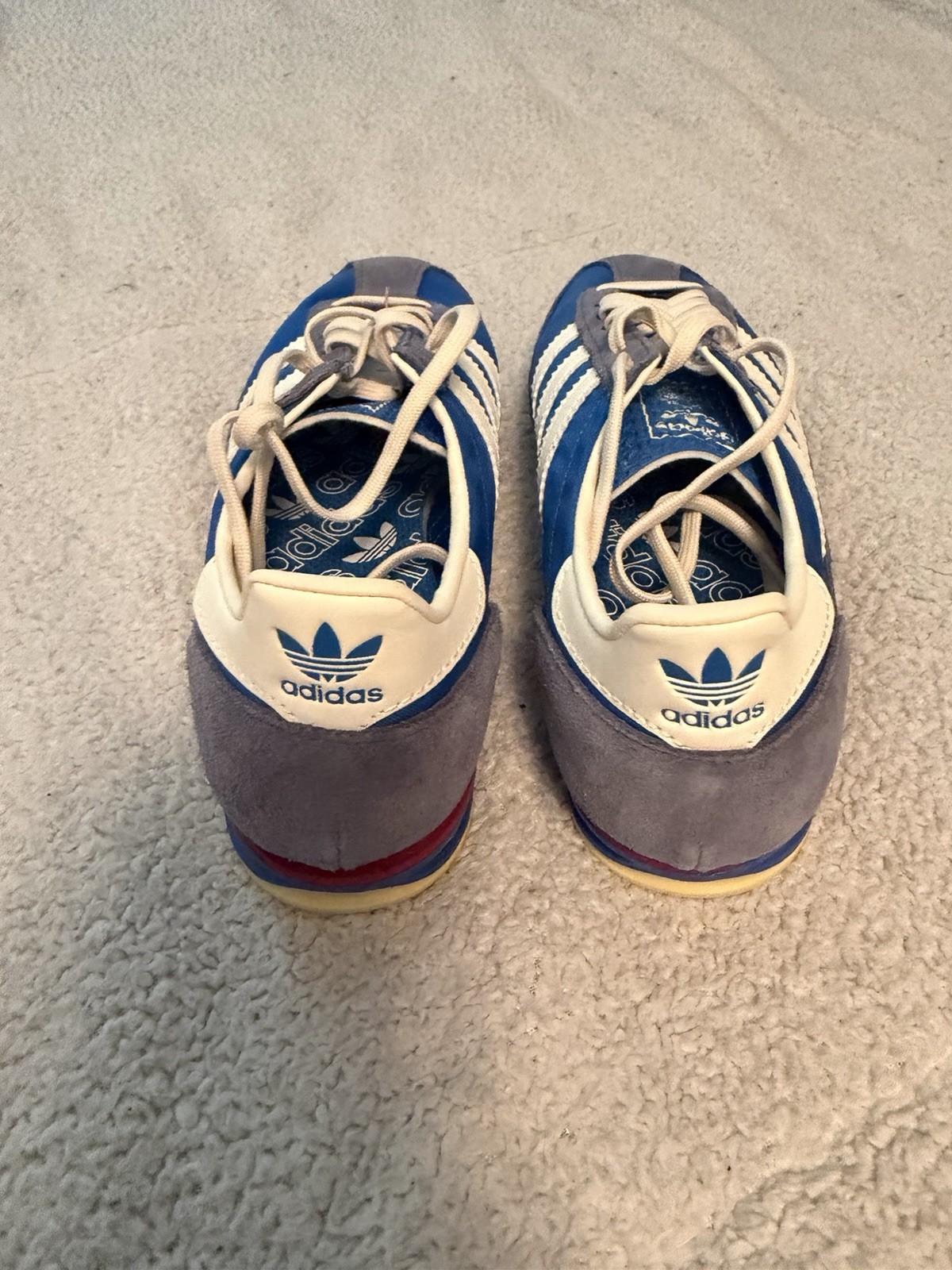 Adidas Originals SL 72 OG in a Blue Style With suede overlays and white stripes