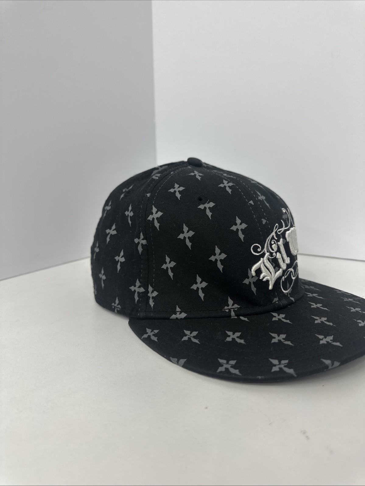 Vintage 2009 Lil Wayne Young Money Gothic Cross Hat Y2K Emo Rap 2000s