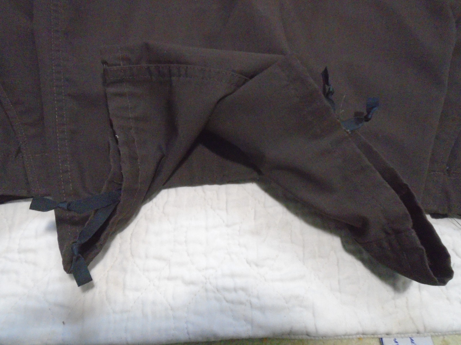 MENS TRU-SPEC XL-Reg Adjustable Dark Brown Cargo Pants Waist 39″ up Inseam 29.5
