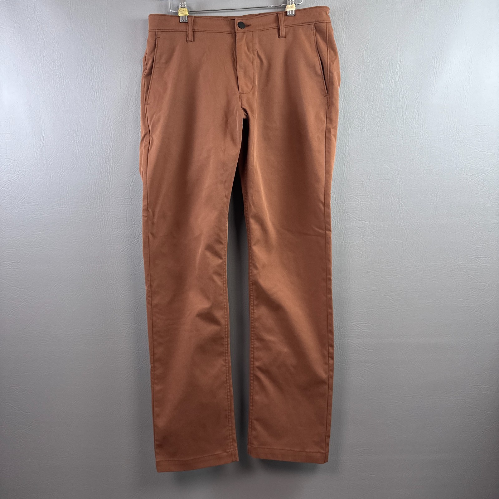 Proof Pants Mens 32×32 Rust Rover Commute Office Work Golf Driving Range Brown