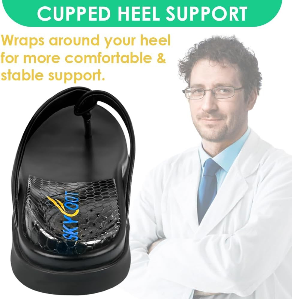 2 Pairs Heel Wedges for over Supination & over Pronation, Re-Usable Adhesive Med