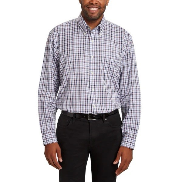 Kirkland Signature Men’s Traditional Fit Non-Iron Dress Shirt | 16.5 x 32/33