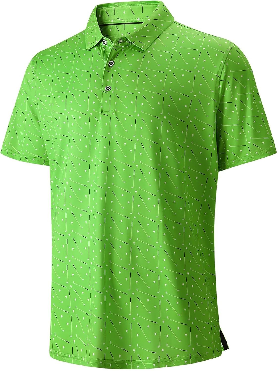 Men’s Dry Fit Golf Polo Shirt – Moisture Wicking Performance Short Sleeve Tee