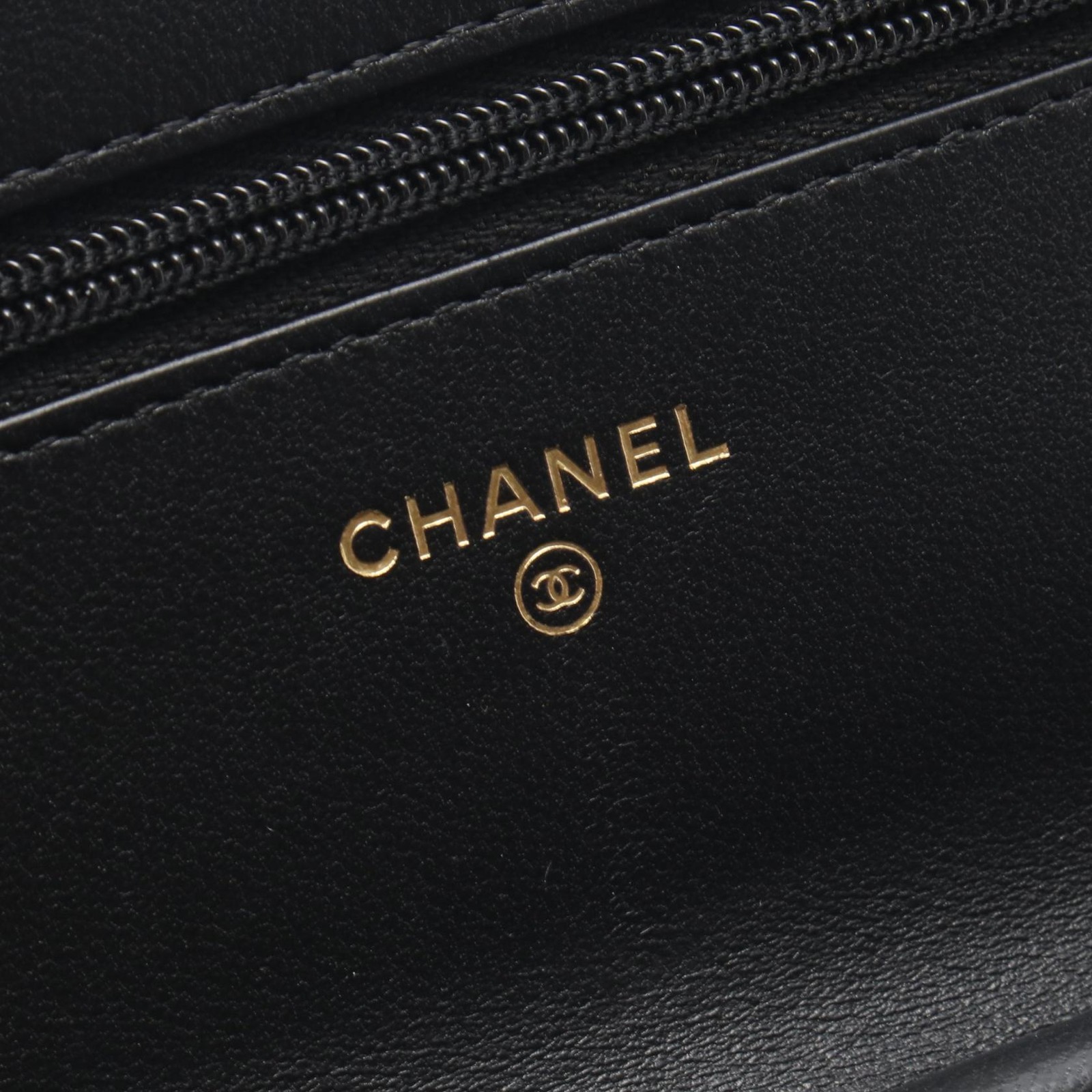 CHANEL Matelasse Chain Shoulder Bag Lambskin Black GHW Used Women