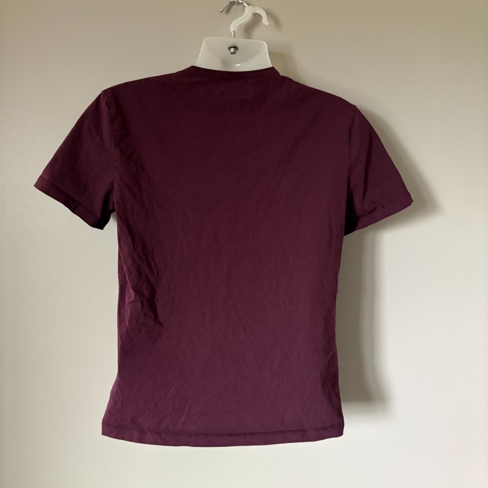 ASKET Shirt Mens Small Purple T-Shirt Crewneck Short Sleeve Cotton Basic