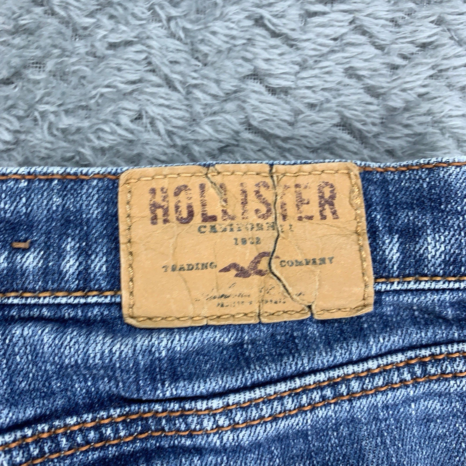 Hollister Socal Stretch Bootcut Jeans Women’s Size 7 Reg Blue Denim Faded
