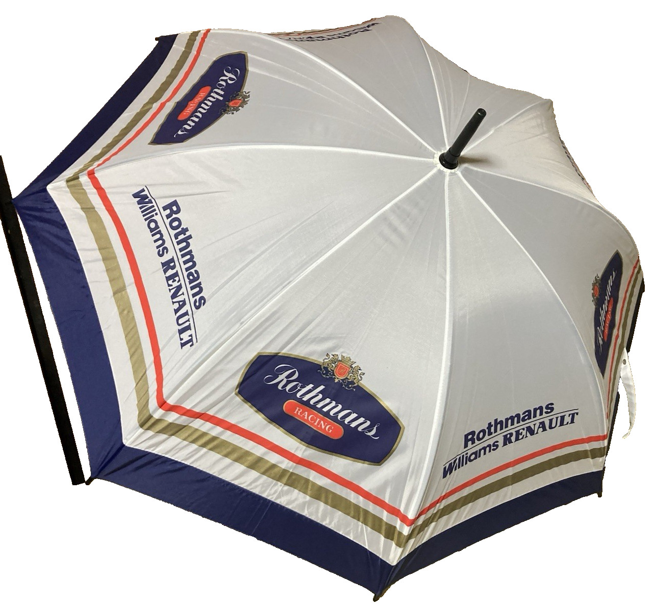 Rothmans Williams Renault Formula 1 Racing Team Umbrella Size 32in 82cm Vintage