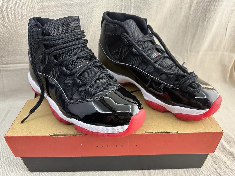 Jordan Air Jordan 11 Retro Men’s Black Red White Basketball Sneakers