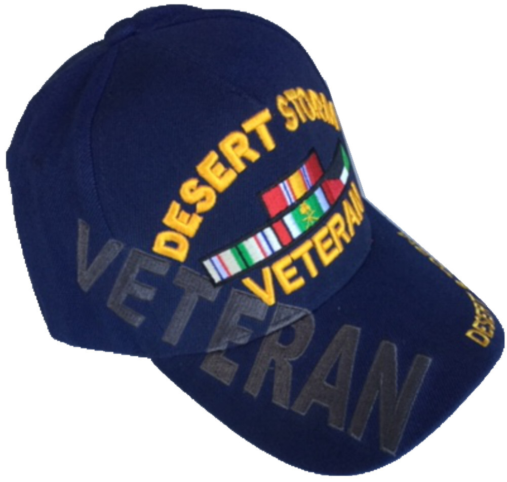 Desert Storm Veteran, Veteran Shadow, Mens hat, navy