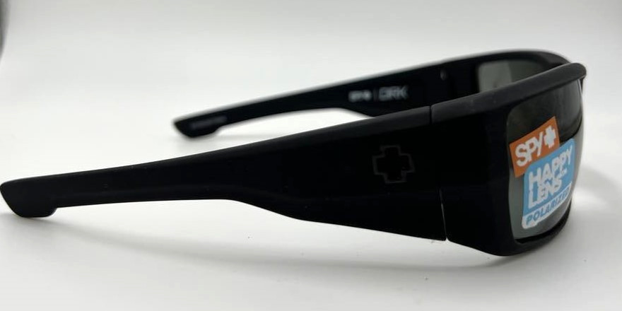 Authentic SPY Dirk Matte Black w/Happy Gray Lens #672052973864 Sunglasses 64 mm