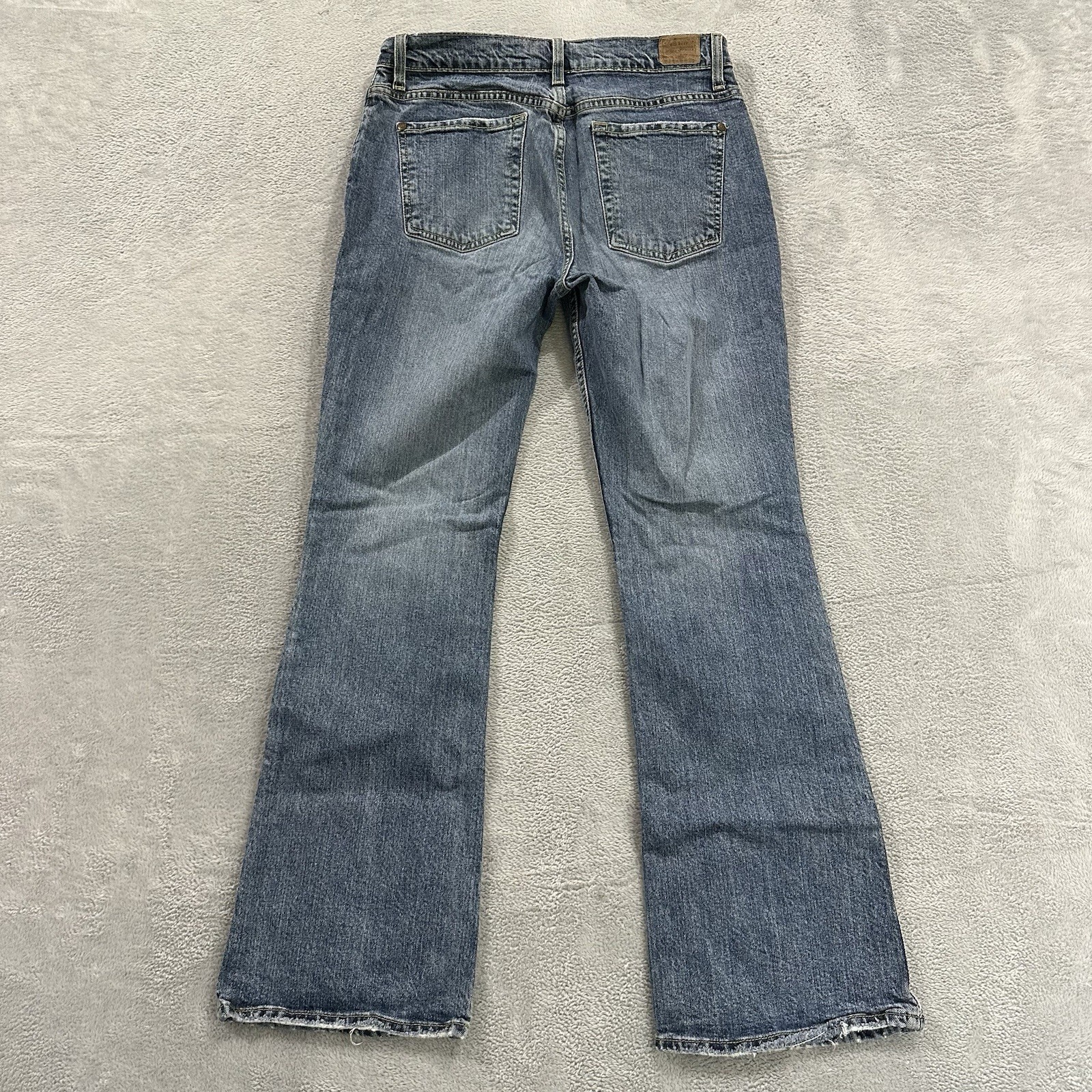 Old Navy Jeans Women’s 28 Waist Bootcut Just Below Waist Stretch Light Blue Y2K