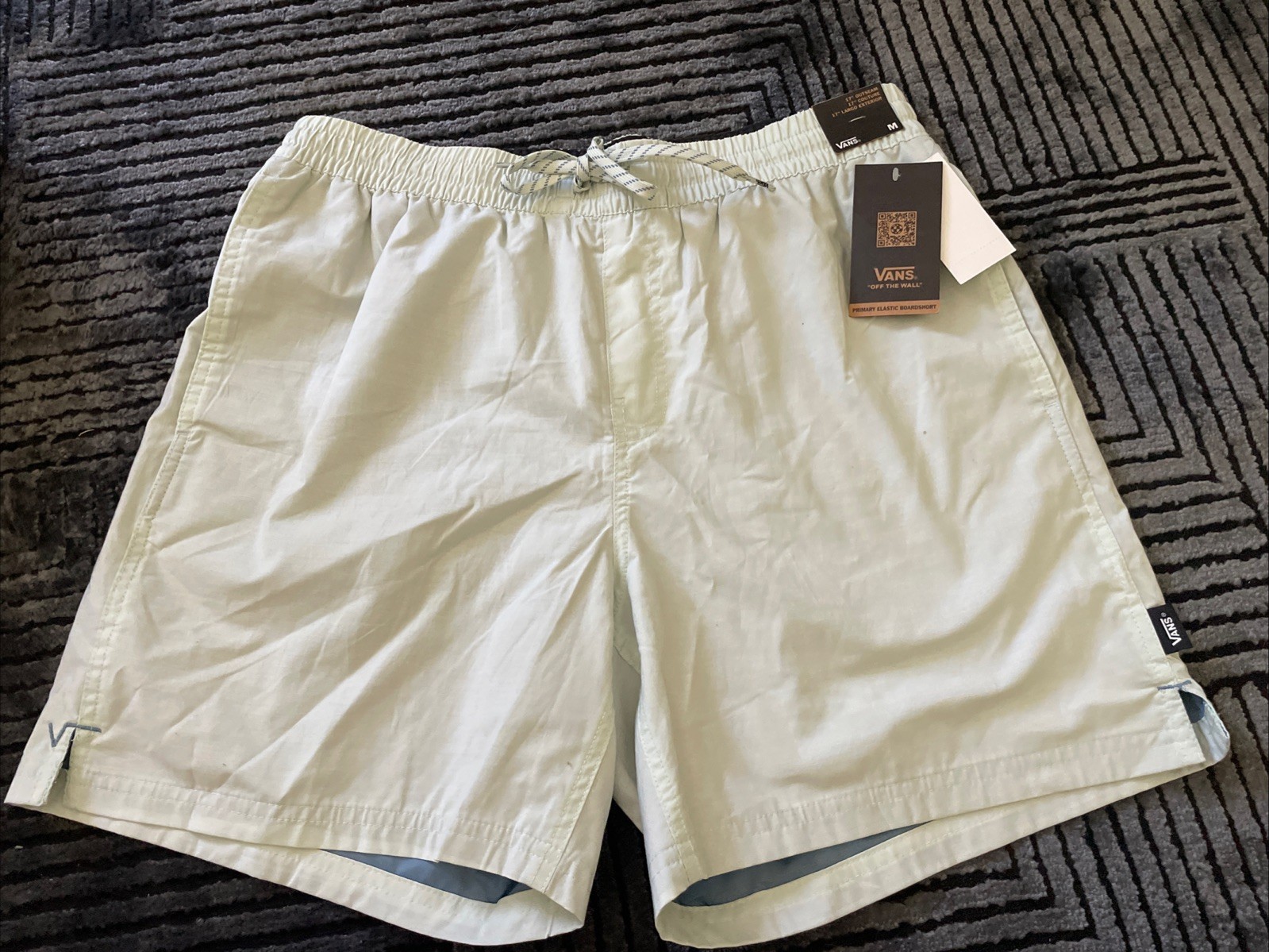 New VANS Mens Hybrid Sport Active Skater Surfer Board Gym Swim Shorts Size M