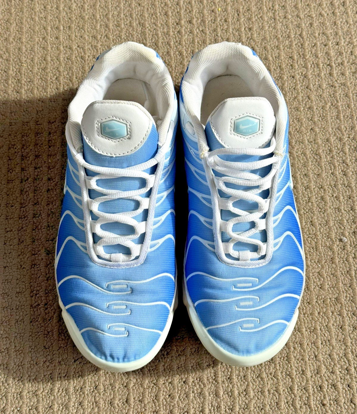 Nike Air Max Plus TN Battle Blue Sky Blue Mens Size 9.5 UK8.5 (852630-411)