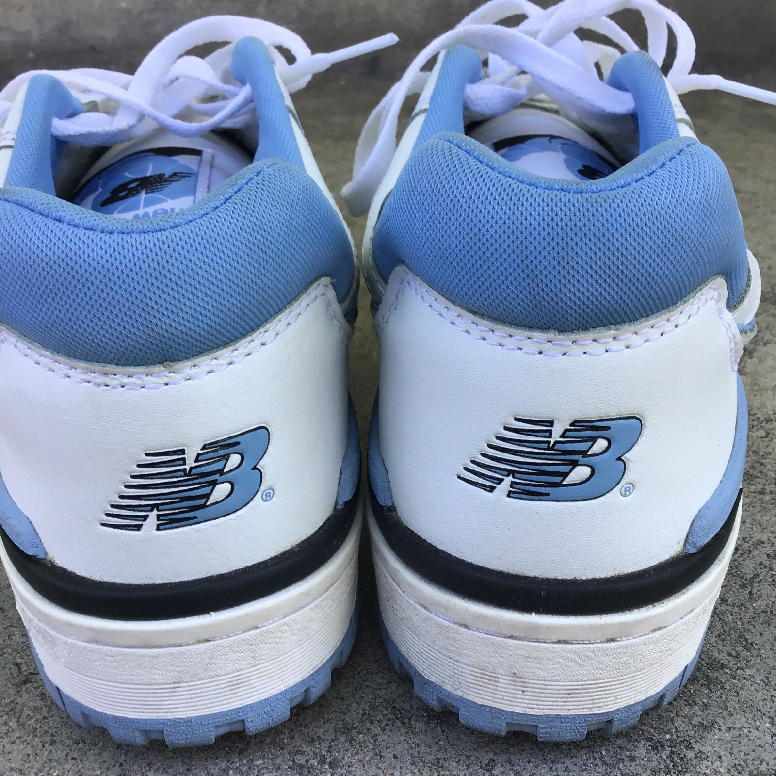 New Balance 550 UNC White University Blue White Men Size 13 BB550HL1