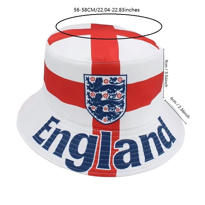 England Flag Bucket Hat Reversible Hat England Bucket Hat Summer England Hat