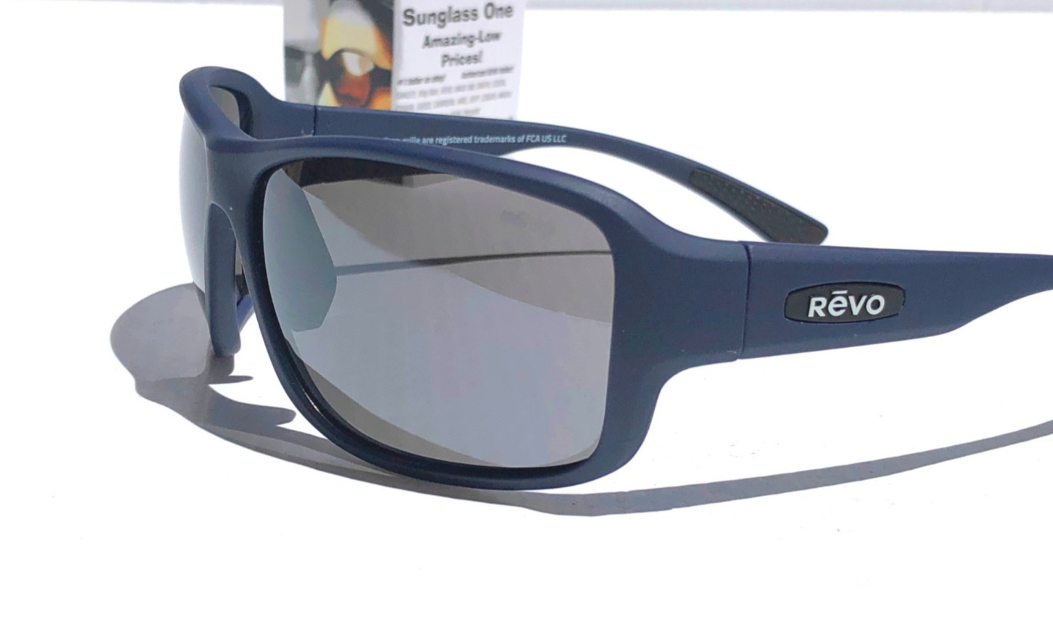 REVO VISTA Matte Blue Navy POLARIZED Grey Lens Sunglass 1186 05 GY