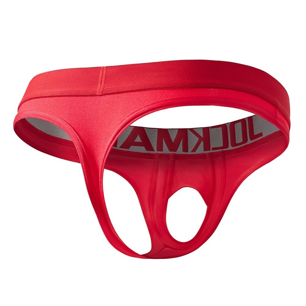 Jockmail Men Lingerie Hanging Ring Hope String Pant Tight Thong T-back Underwear