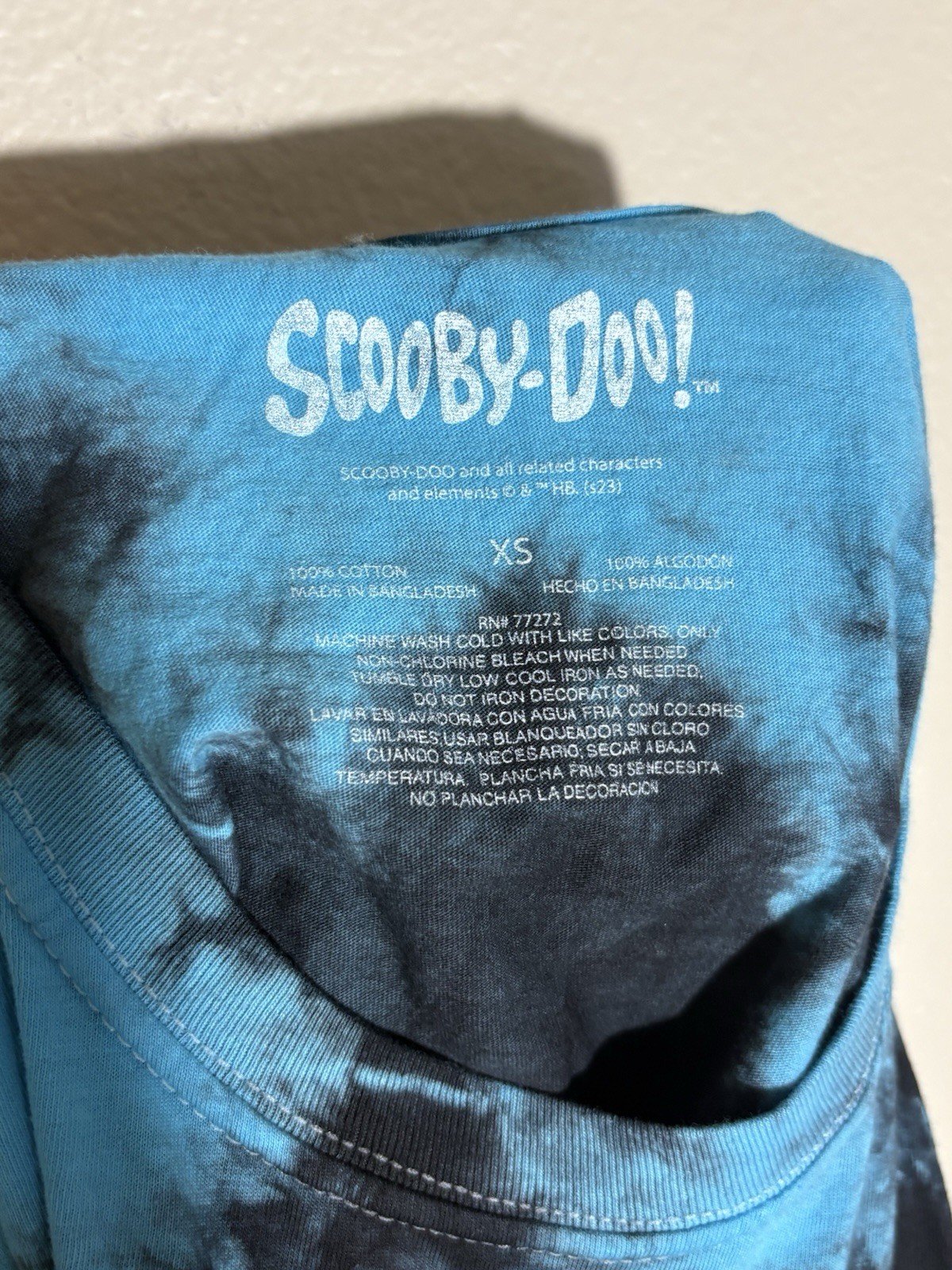 Scooby-Doo! Where are you? The-Dye Graphic T-Shirt Mens XS / S NWOT