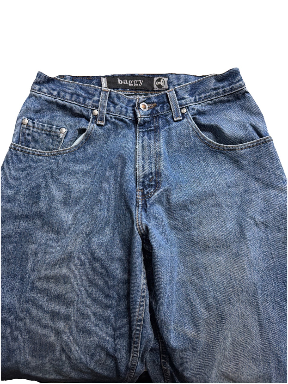 Vintage Levi’s SilverTab Wide Leg Jeans 28×31 2000s Baggy Y2K Streetwear