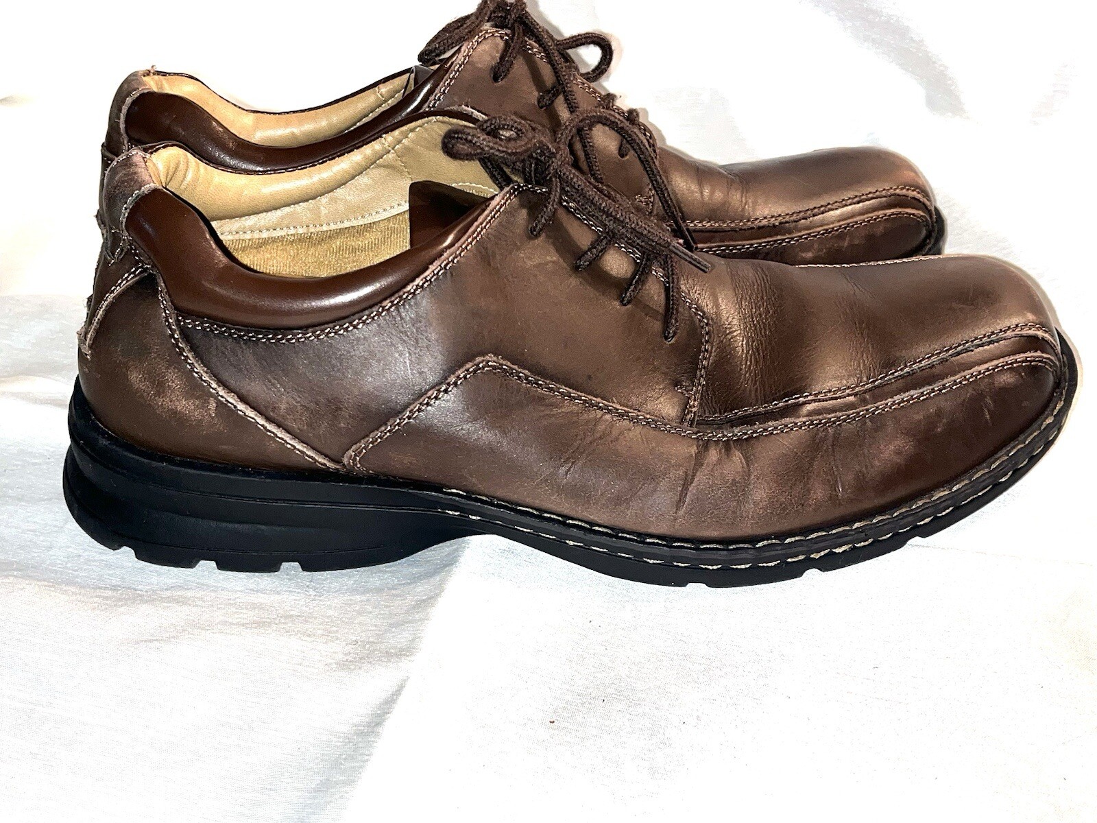 Dockers Pro Style Men Shoes Brown Size 13. Leather Upper And Man Made Material