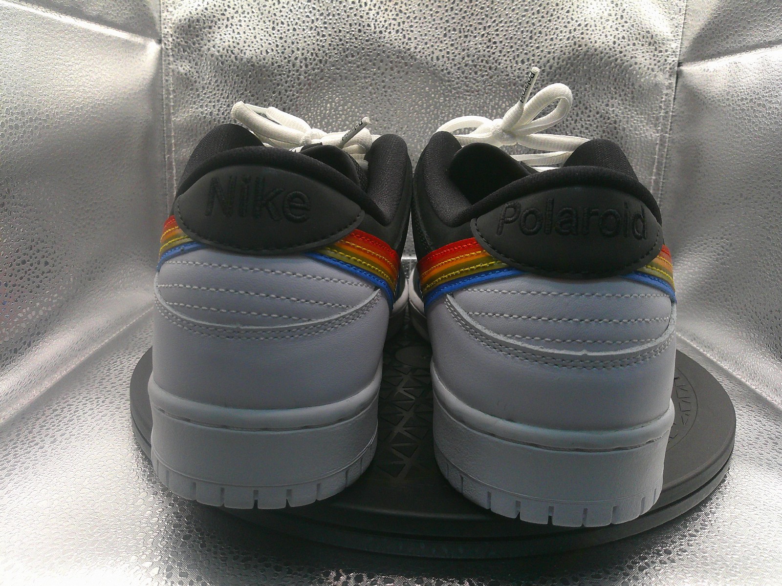Nike SB Dunk Low Polaroid DH7722-001 Black White Multi Size 12 DS New with Laces