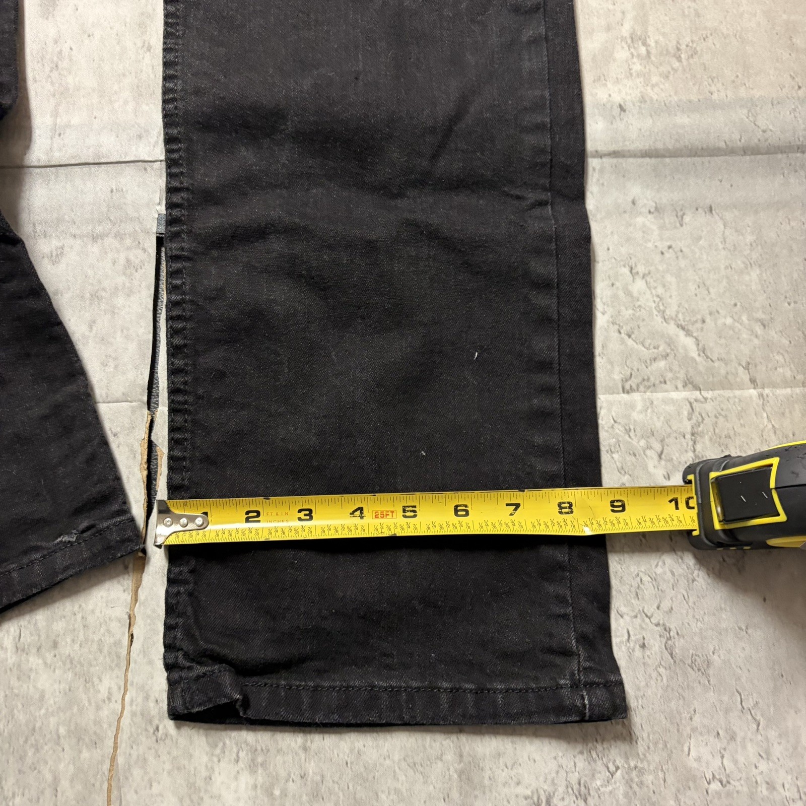 Levi’s 541 Mens Dark Black Wash Athletic Taper Fit Jeans Black 38X32