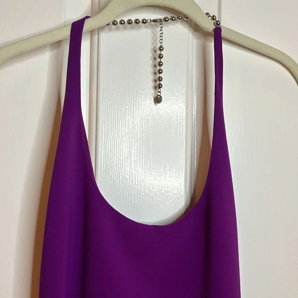 Perfect condition The Attico Corine Side Slit Gown size 38IT/0-2 US in purple