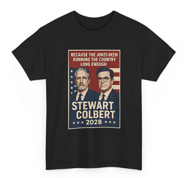 Jon Stewart & Stephen Colbert 2028 Truthinesss T-Shirt