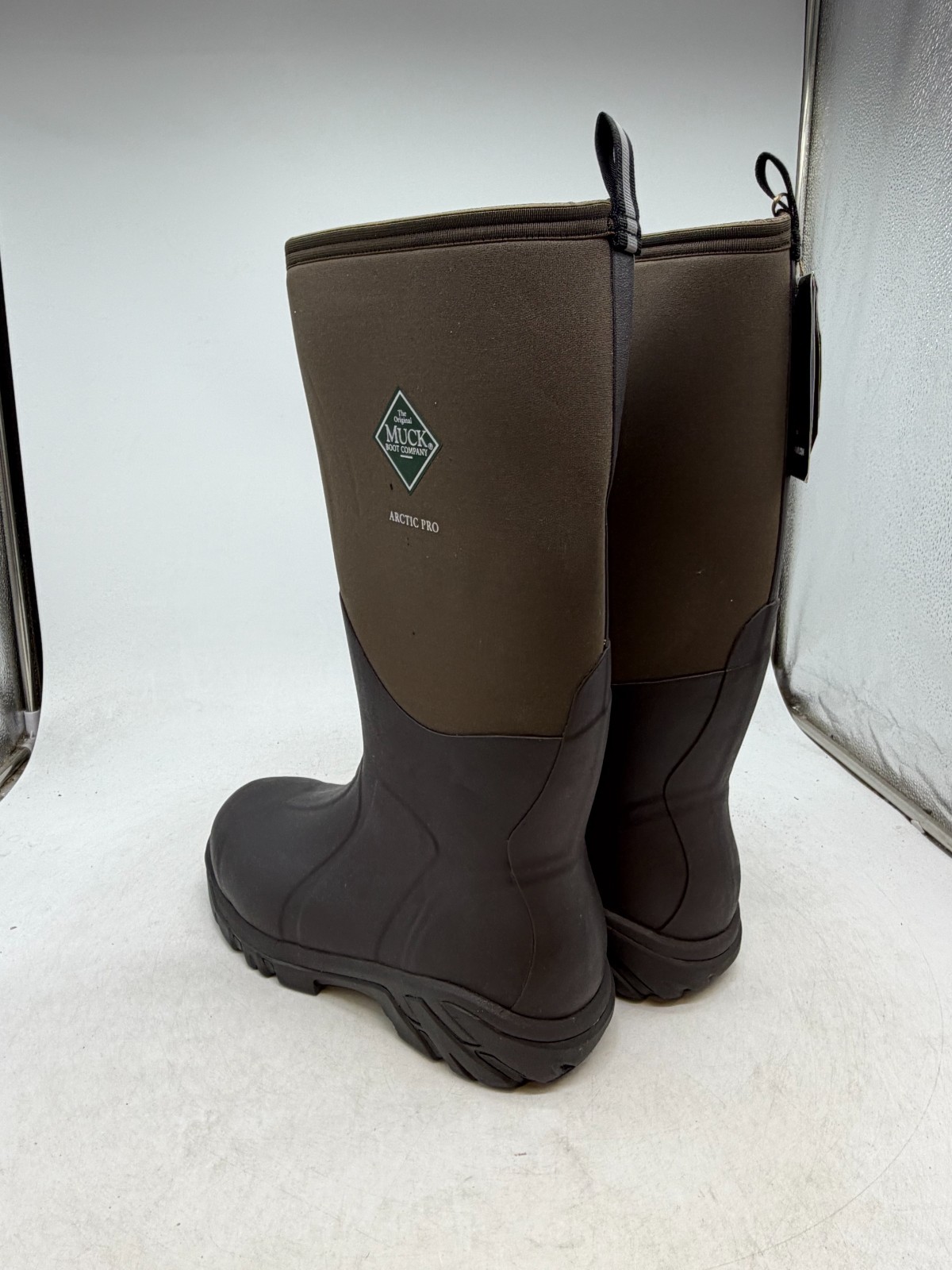Muck Boot Arctic Pro Steel Toe Boots Men’s Brown Waterproof Insulated Work – 12