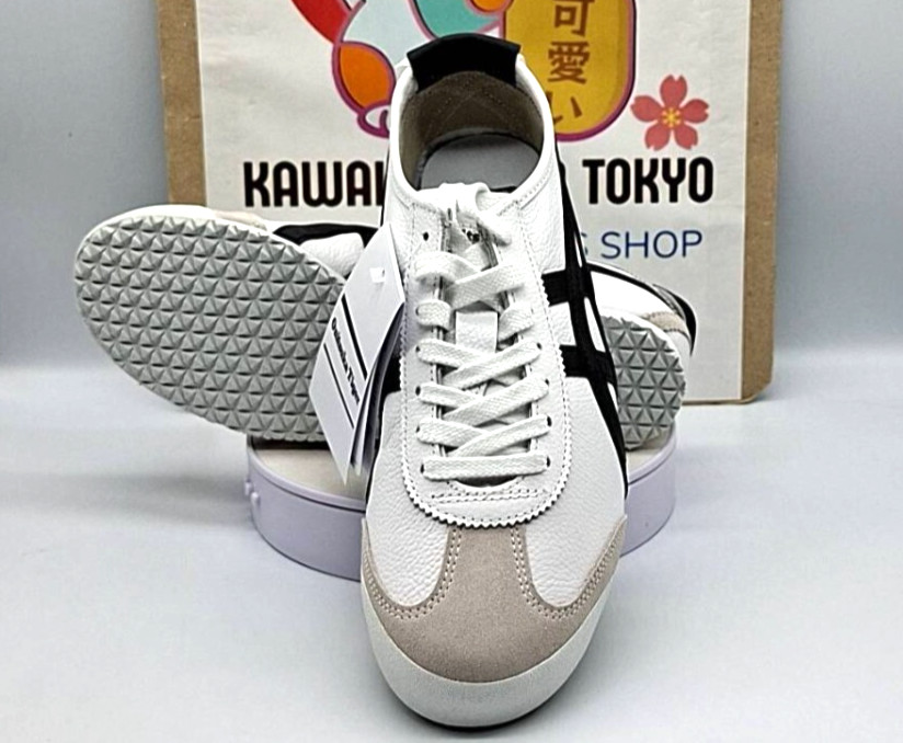 Onitsuka Tiger MEXICO 66 WHITE / BLACK 1183A201 126 UNISEX NEW!! Japan F/S