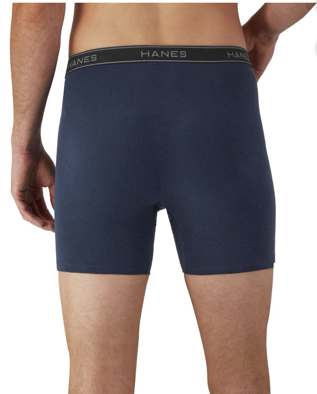 10-Pack HANES Men’s Large (36-38)Boxer Briefs Tagless Comfort Flex Waistband NWT