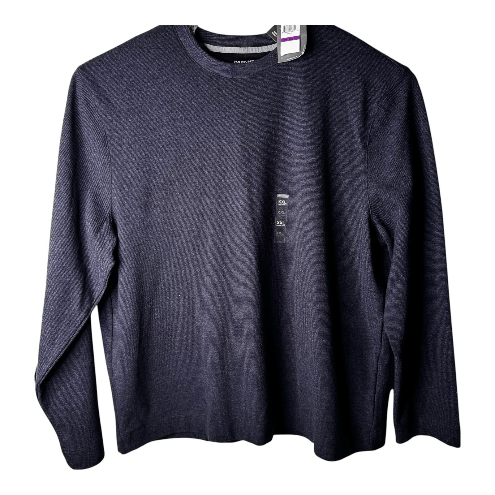 Van Heusen Crew Neck All Season Sweater Size 2XL Regular Fit Soft Touch NWT