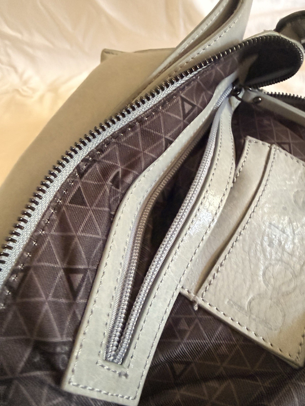 Botkier Warren City Small Leather Crossbody Messenger Sky Blue Leather Women Bag