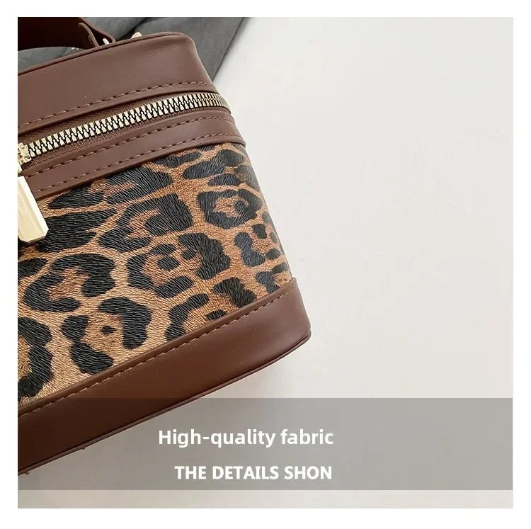 Leopard Pattern Crossbody Shoulder Bag