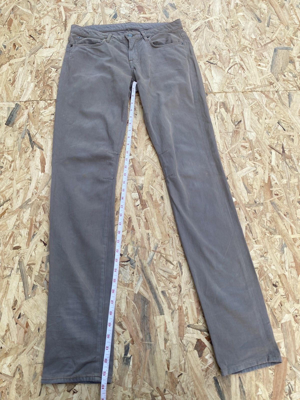 Helmut Lang Mens Brown Khakis Size 32 (16in waist x 33.5in Inseam)