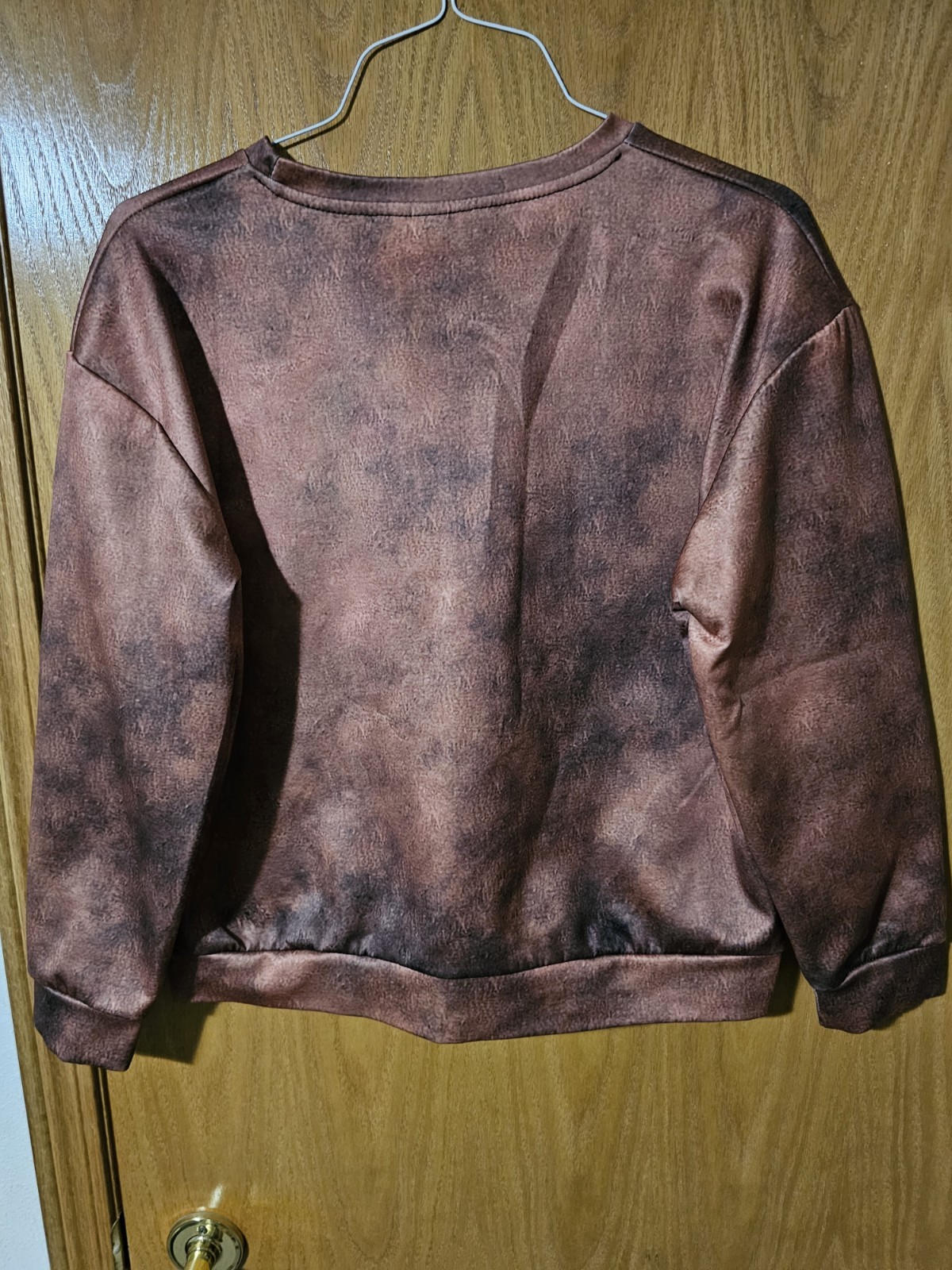 Horse Long Sleeve Shirt, Medium, Brown,95% Polyester, 5% Spandex, Never Worn