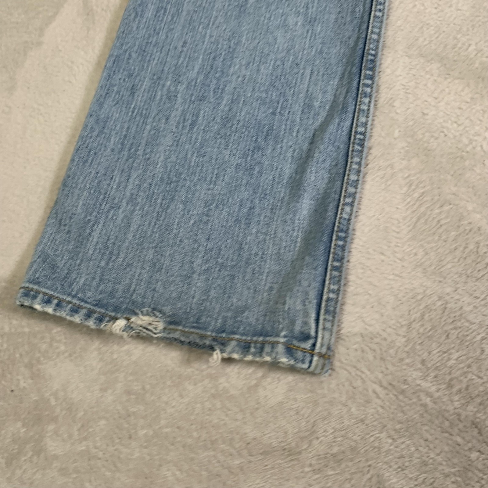 Cinch 003 White Label Rigid Jeans Mens 35×34 Blue Light Wash Stone Bootcut