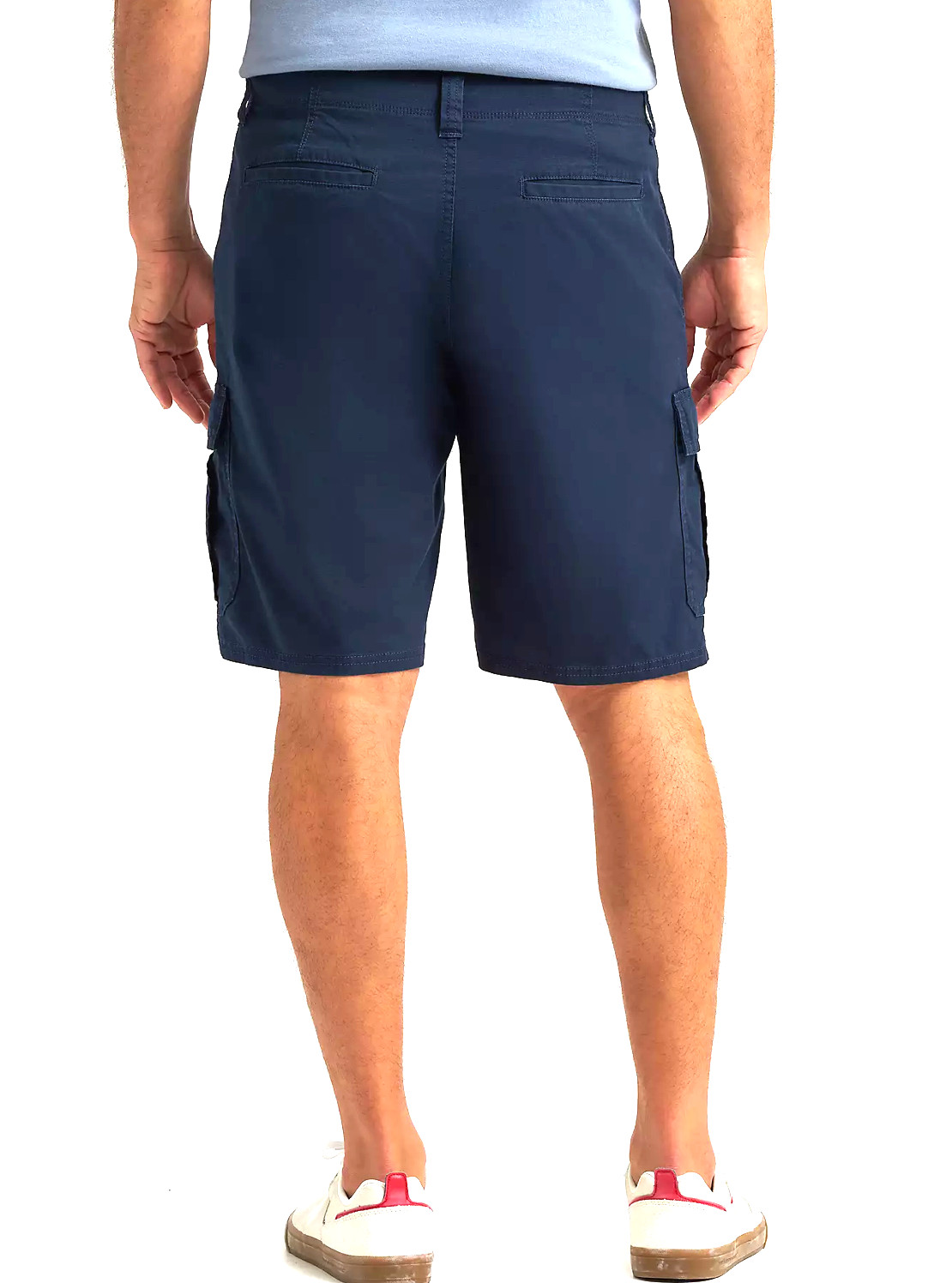 Men’s Wrangler Relaxed Fit Cargo Shorts w/ Stretch Blue 32 33 34 36 38 40 42 44