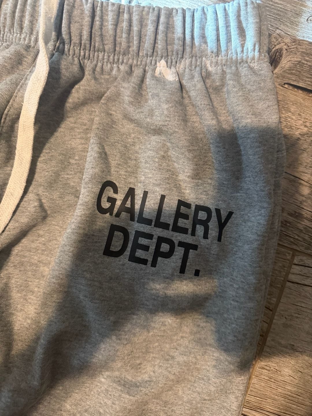 Gallery Dept. Flared Paint Splatter Sweatpants in Grey