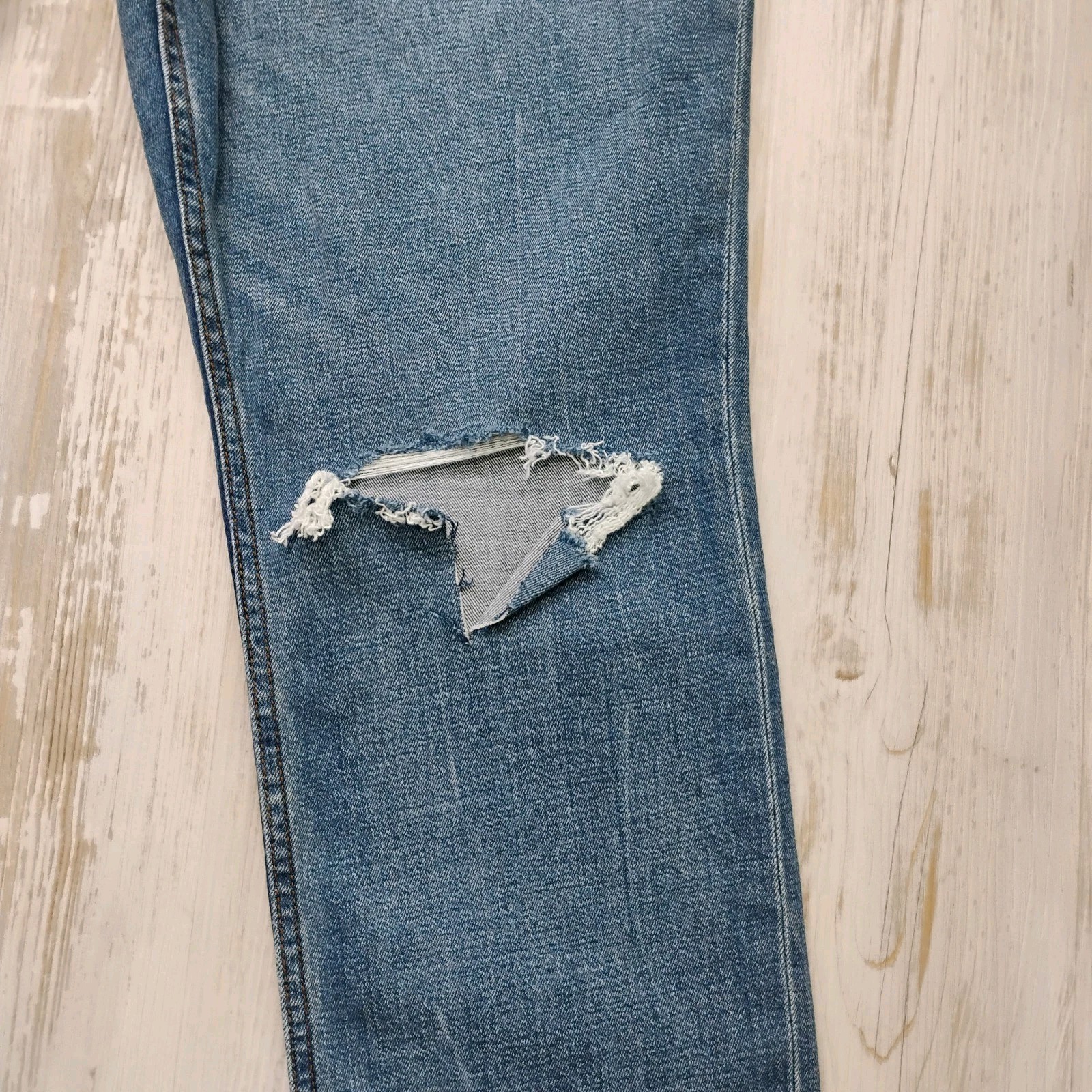 Abercrombie & Fitch 90s Slim Straight Ultra High Rise Jeans 34/18 (Actual 38×32)