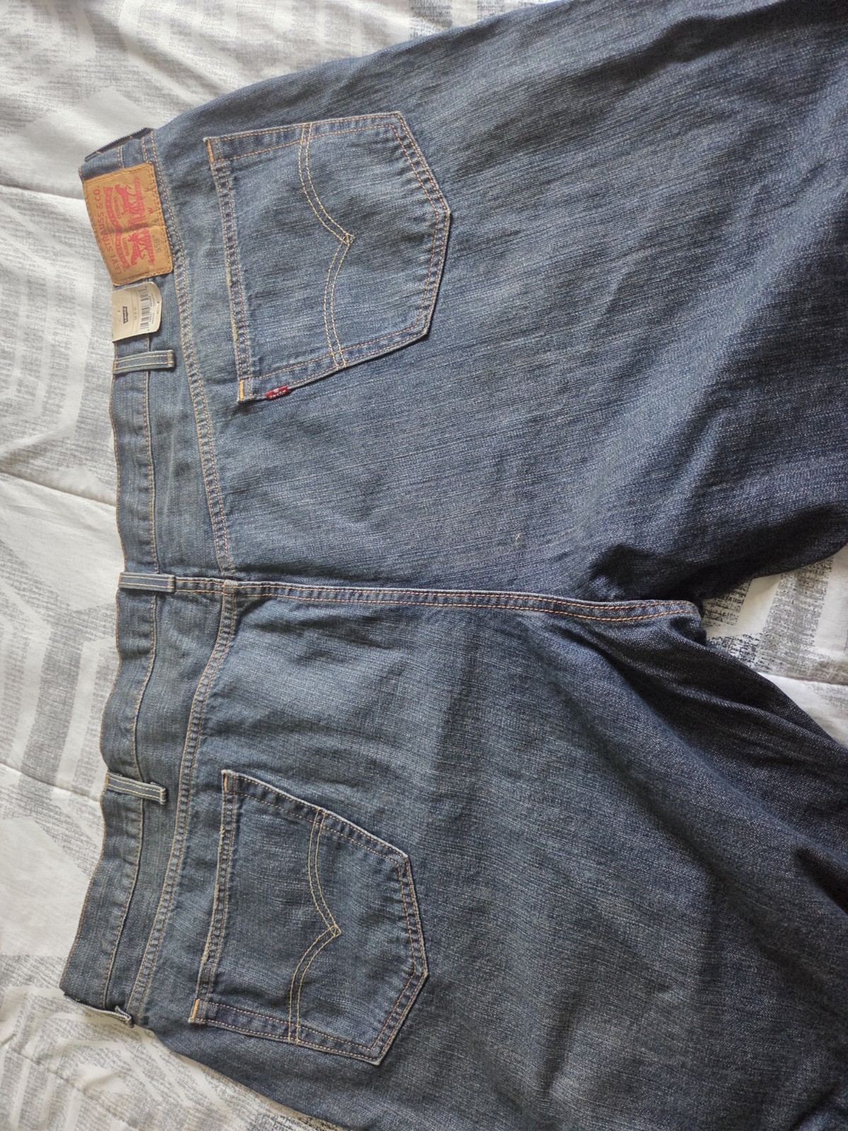 Levi’s Men’s Relaxed Fit Straight Leg Blue Denim Jeans Big & Tall NWT 56×32