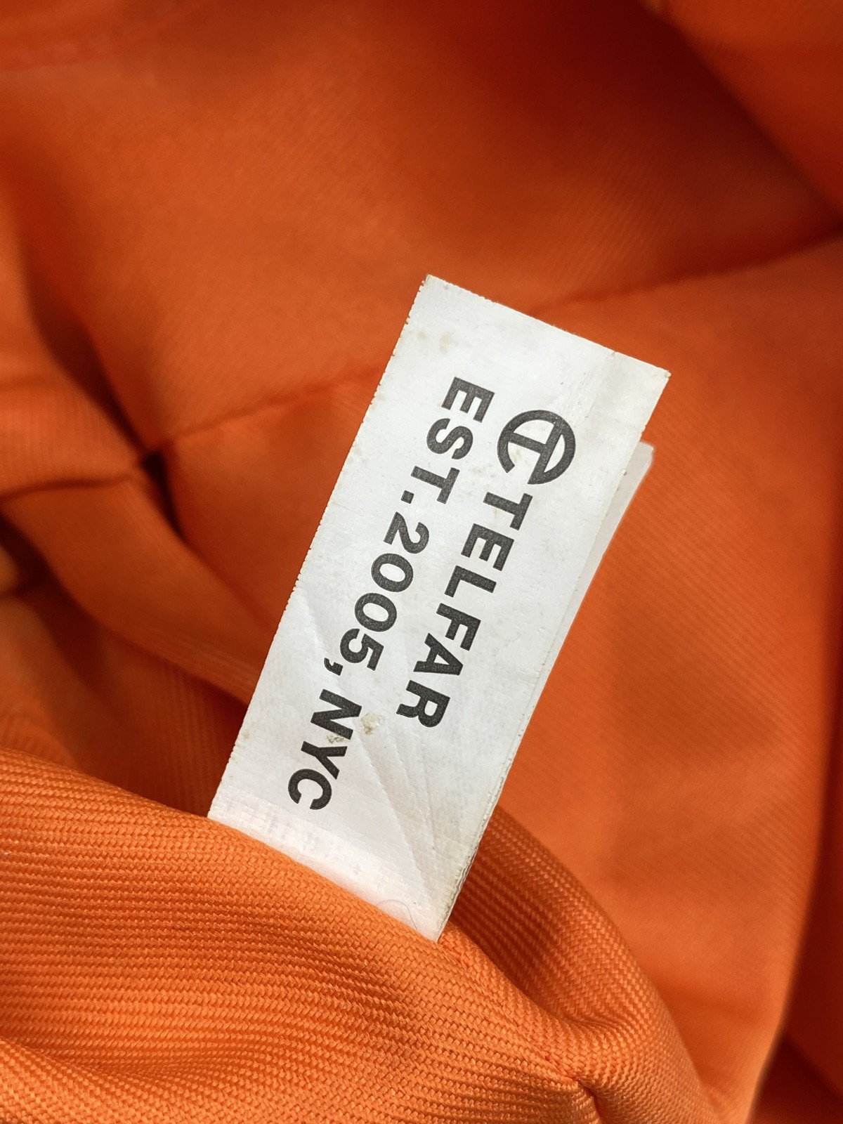 Telfar Orange Medium Tote Bag
