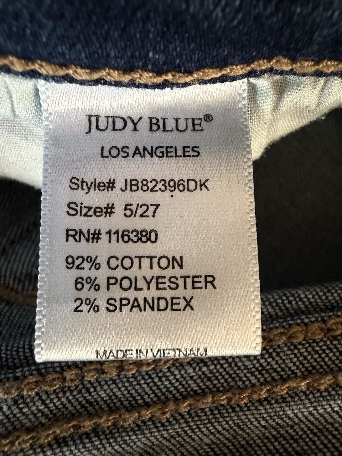 Judy Blue Medium Wash High Rise Boyfriend Stretch Distressed Button Fly Jeans