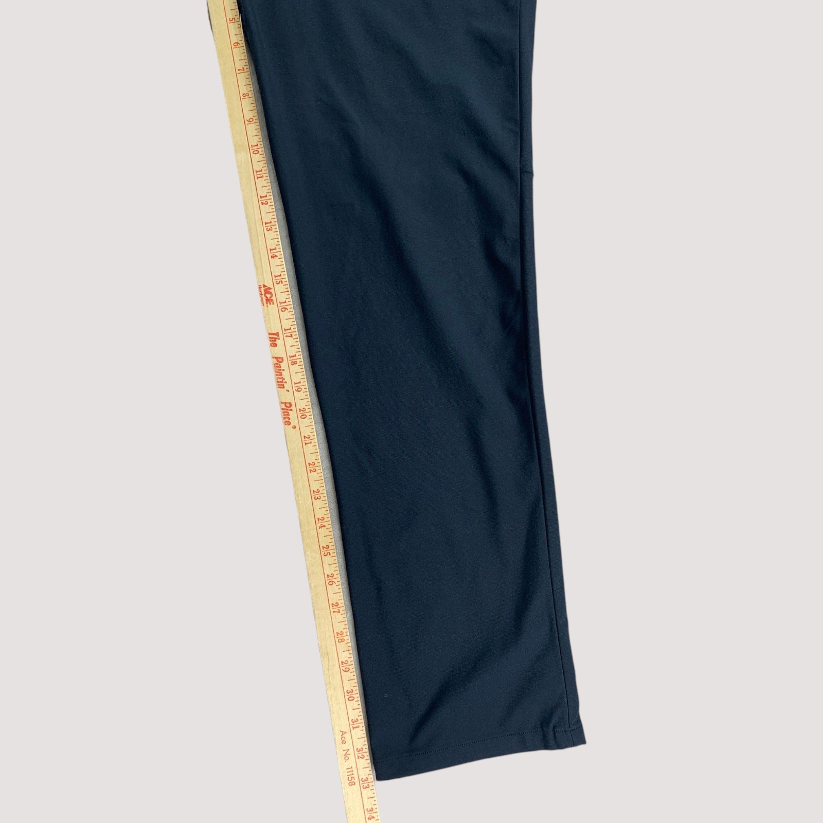 Lululemon ABC Pant Classic Men 36×33 Black Warpstreme Performance 2 -Way Stretch
