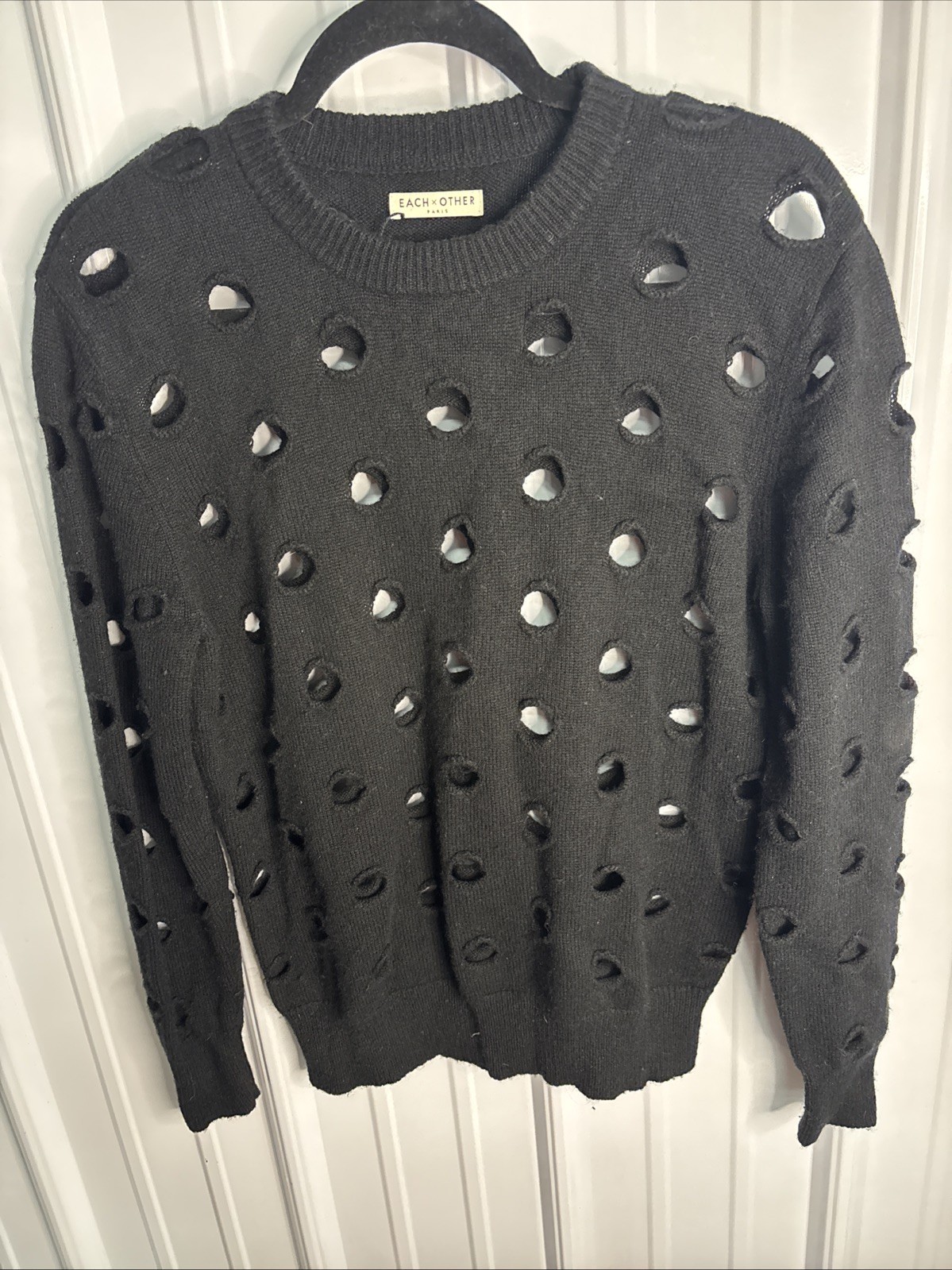 EACH x OTHER Paris Wool And Cashmere Sweater Size Small
