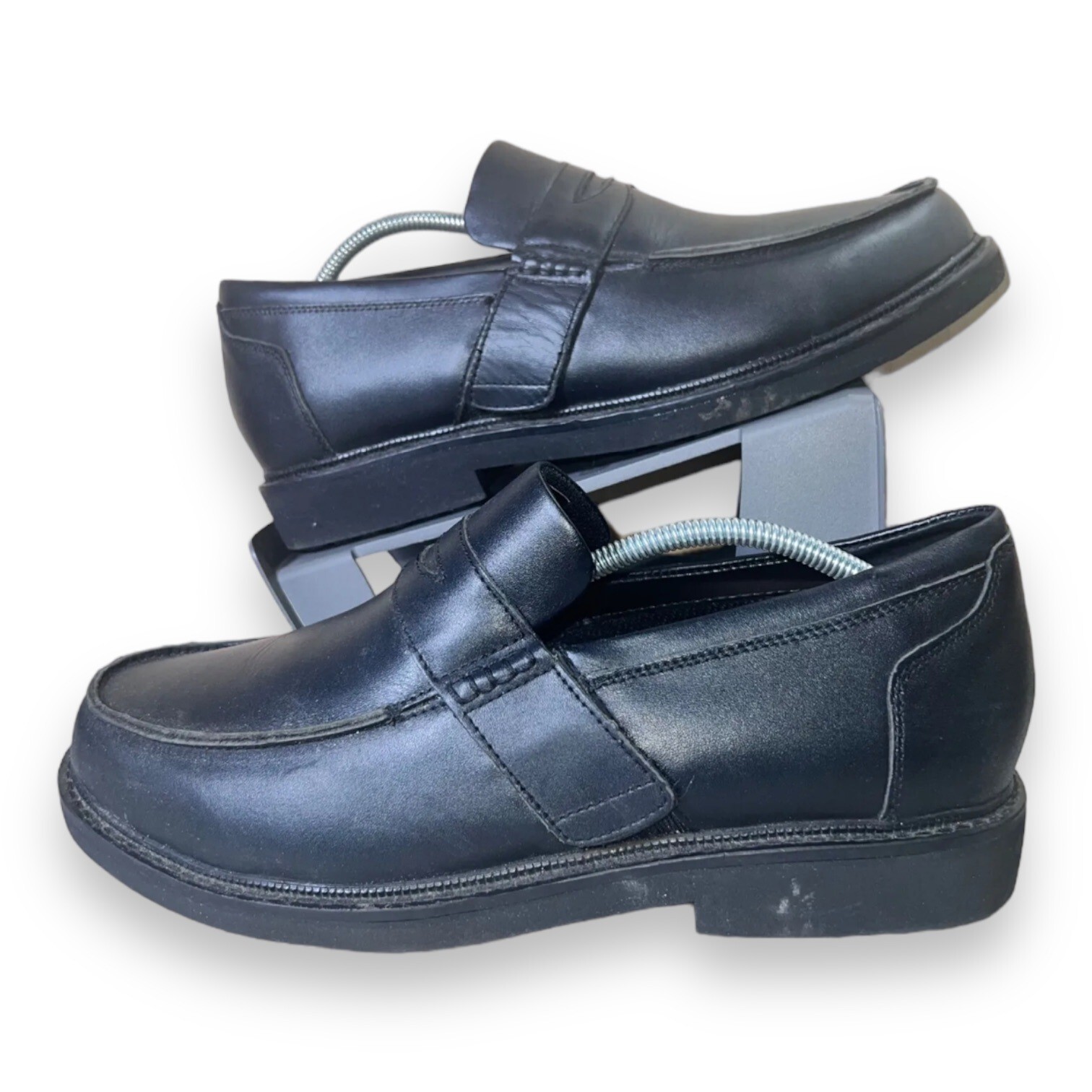Apex Lexington LT200M Orthopedic Penny Loafers Black Men’s 10 (Wide)