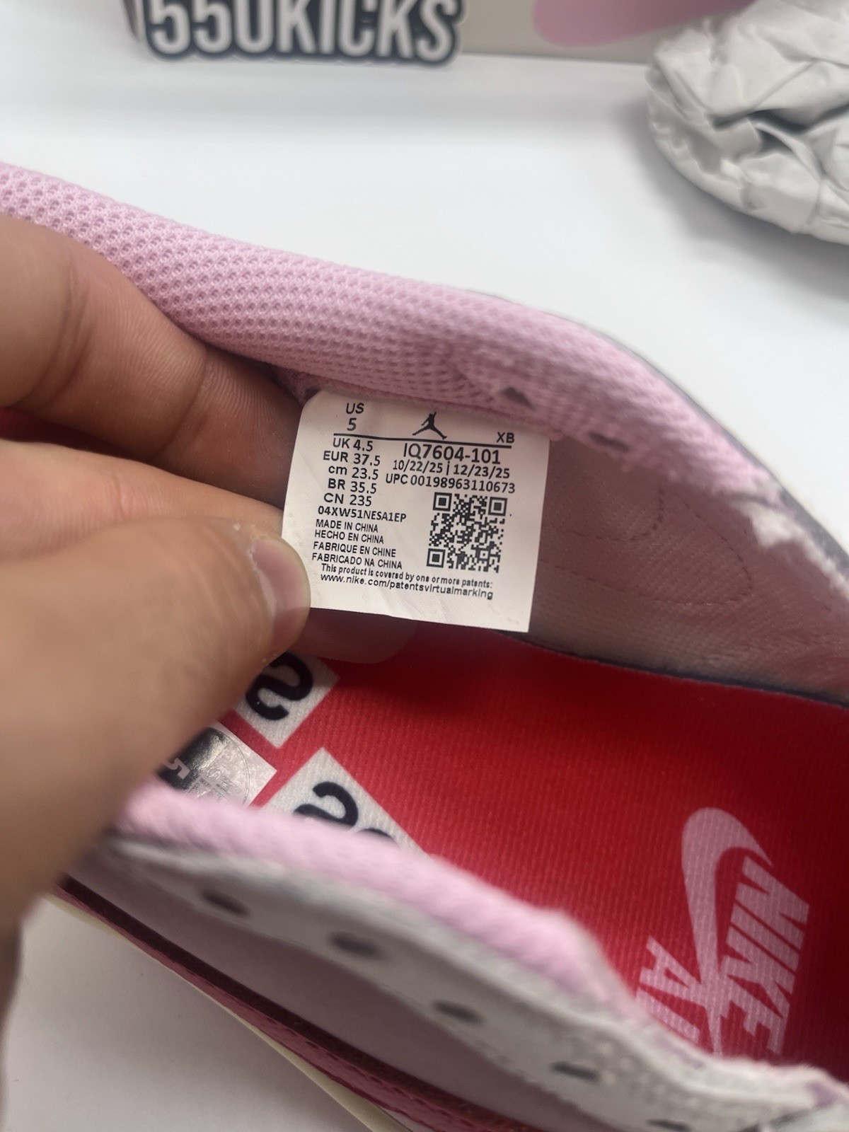 Nike Jordan 1 Low Travis Scott Tropical Pink