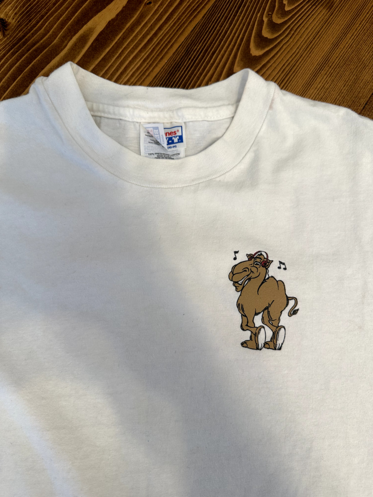 Vintage KMLE 108 FM Country Music Dave Pratt Camel Radio Single Stitch Shirt