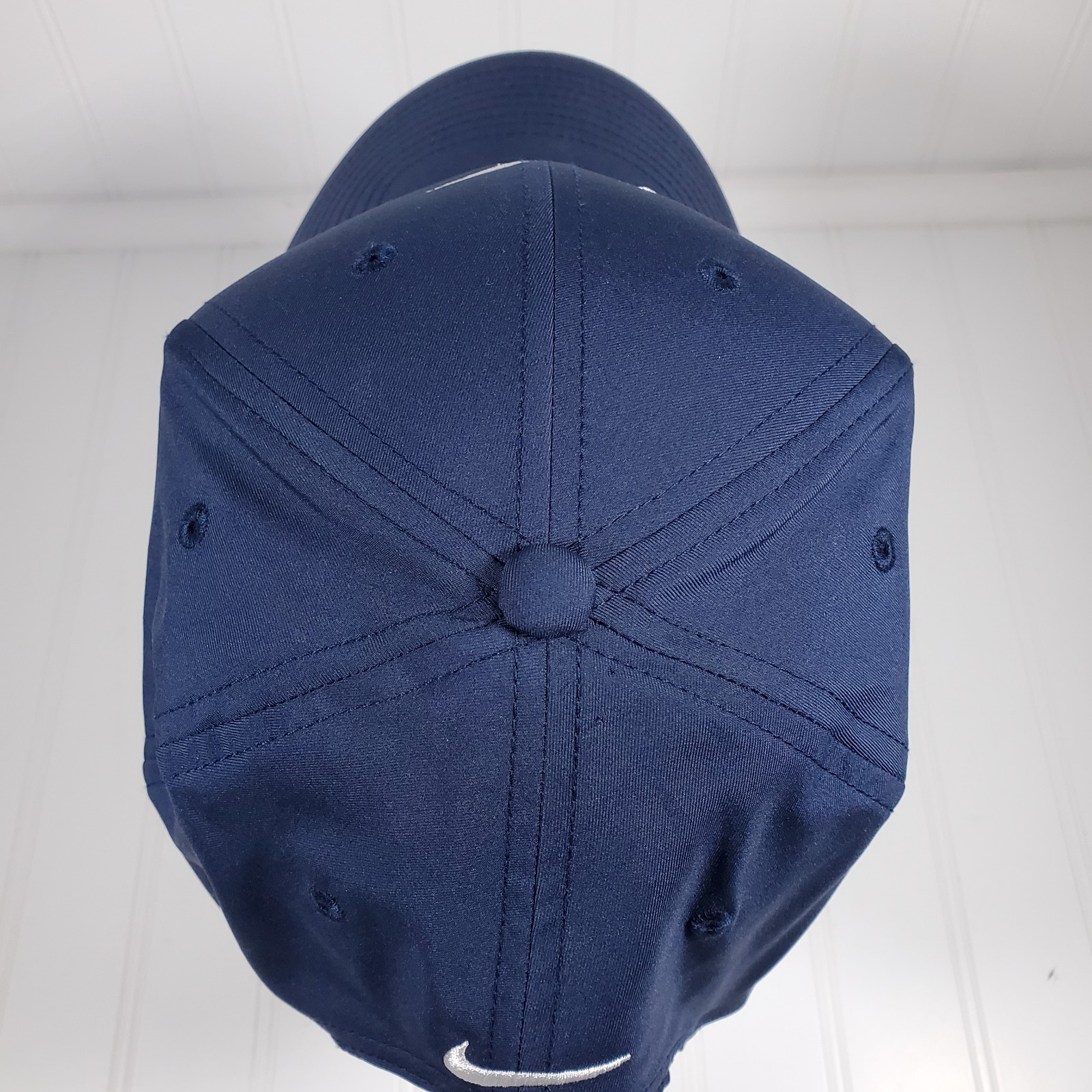 Nike Dri Fit Legacy91 Strapback Hat Golf Navy Blue Swoosh Adjustable Performance