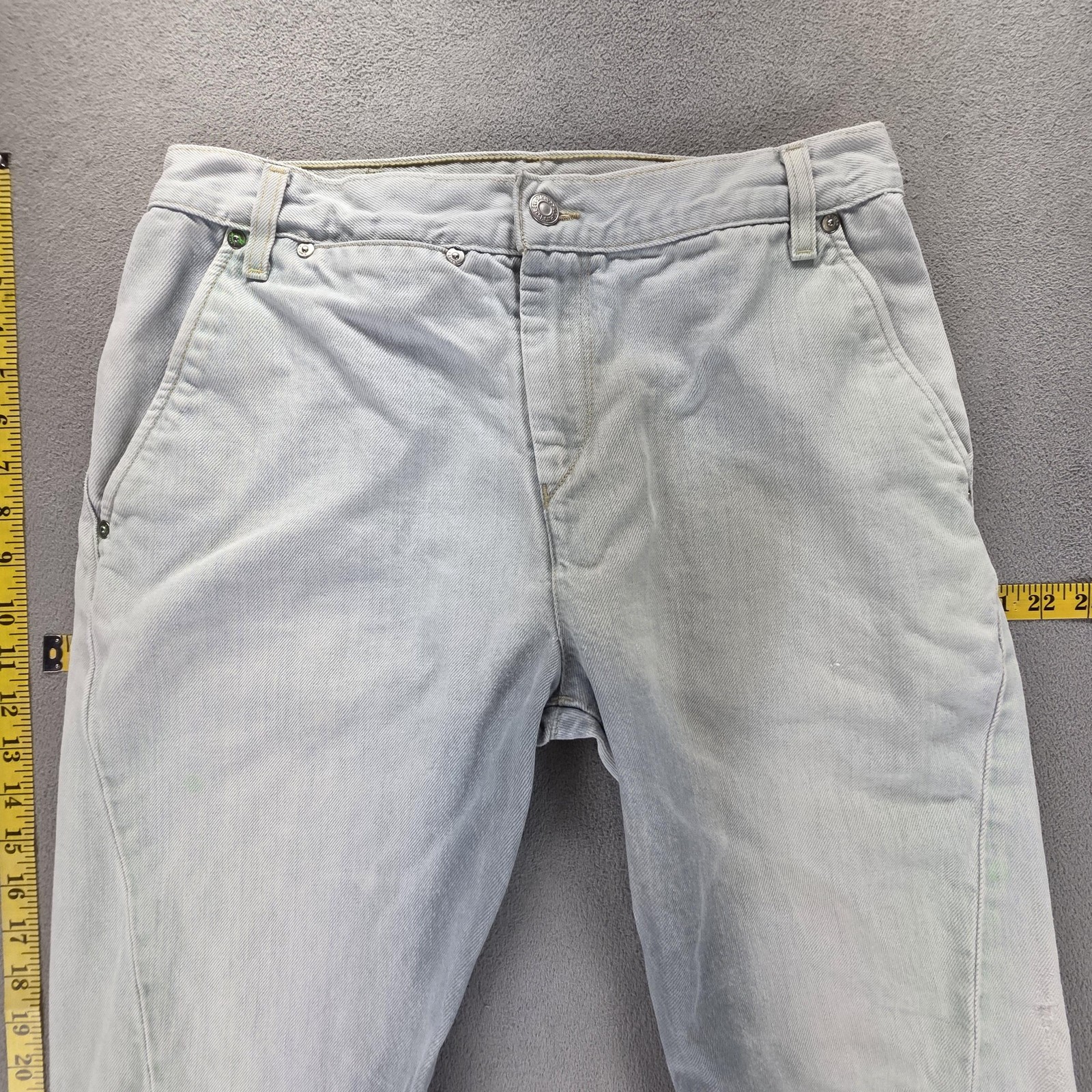 Vintage Levis Engineered Jeans Mens Blue Light Wash Twisted Zip Fly Fits 30×28